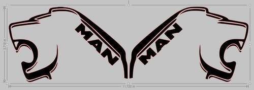 Man truck mirror - x,