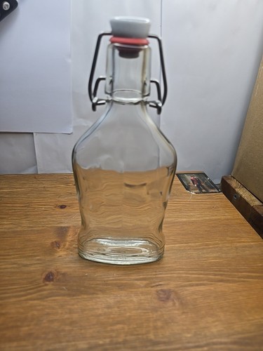 Vintage glass bottle - glass,