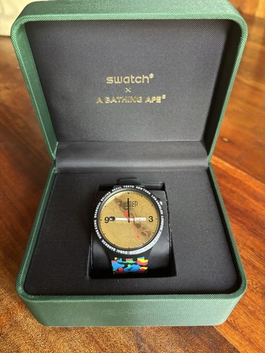 Swatch bape tokyo black - bape,