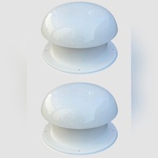 2 PCS MUSHROOM VENT WHITE