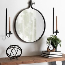 Modern Wall Candle Holder Stylish Metal Wall Mount Candle Sconce for Living Room