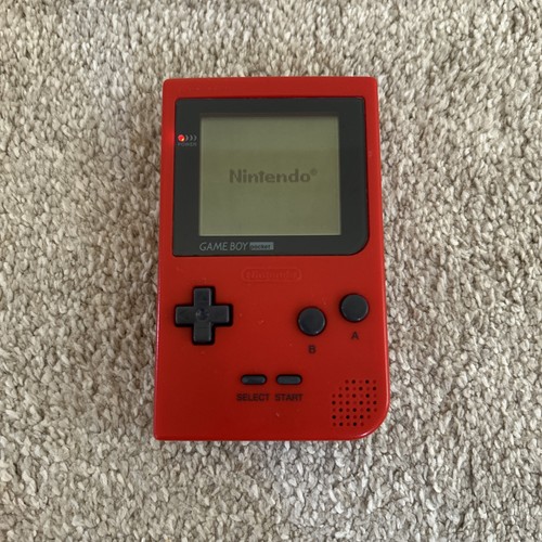 Red nintendo gameboy pocket - red,