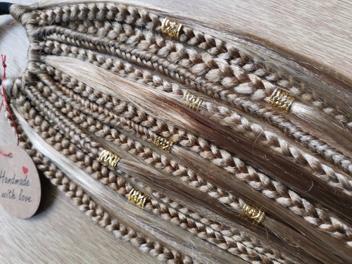Ponytail braids handmade - ponytail,