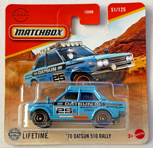 Matchbox datsun 510 rally - matchbox,