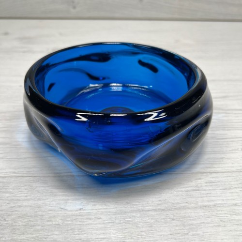 Vintage cobalt blue art glass - cobalt,