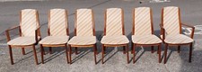 SET OF 6 G PLAN FRESCO TEAK CHAIRS    ORIGINAL COVERS      DELIVERY AVAILABLE