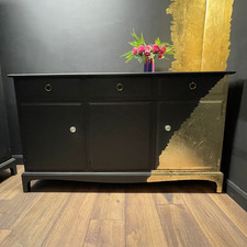 Black and Gold Leaf Large