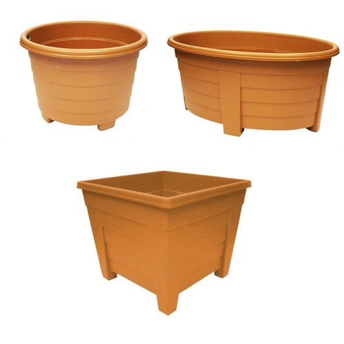 Terracotta planters - terracotta,