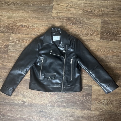 Girls zara leather look - girls,