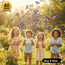 40Pcs Magic Flying Wind Up