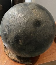 Genuine Antique 32lb  WAR CANNON BALL from Portsmouth Harbour.  Maybe French?