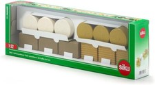 Siku 2463 Assorted Hay Straw Bales Round Wrapped Square Rectangle 1:32 Scale