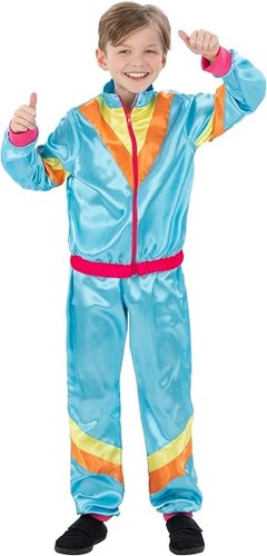 Kids 80s shell suit costume - suit,