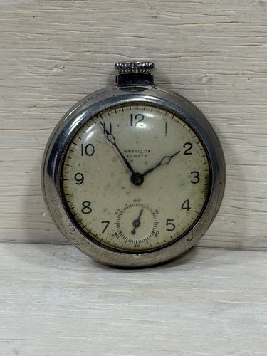 Vintage westclox scotty pocket - westclox,
