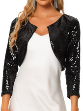 Women's Sequin Jacket Sparkly