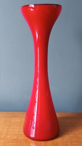 Tall vintage mcm red cased - tall,