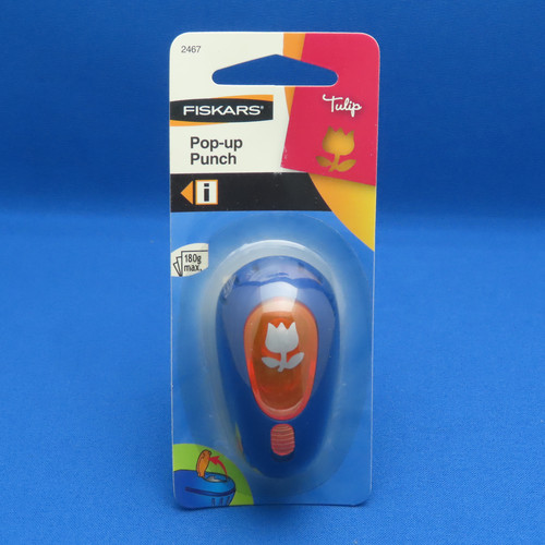 Fiskars popup punch - popup, tulip