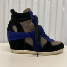 ASH LIMITED Blue & Black Suede