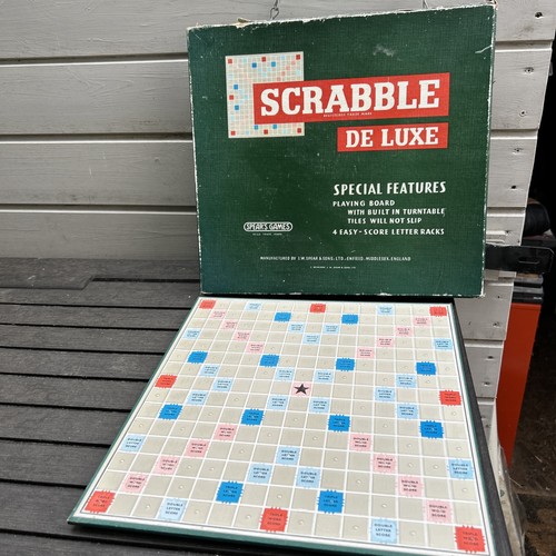 Scrabble deluxe board game - deluxe,