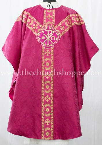 Dark rose gothic chasuble - rose,