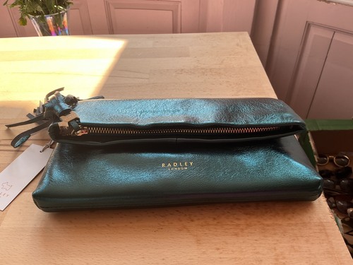 Vintage emerald green radley - green,