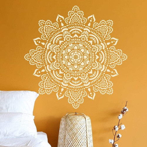 Flower lace mandala stencil - flower,