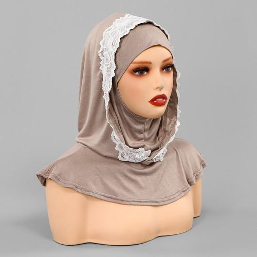Instant scarf lace turban - scarf,