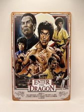 Enter The Dragon Metal Sign