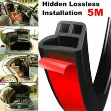 5M L Shape Auto Car Door Window Edge Rubber Weatherstrip Seal Strip Sealing Trim