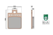 FRONT BRAKE PADS SYNT MALOSSI