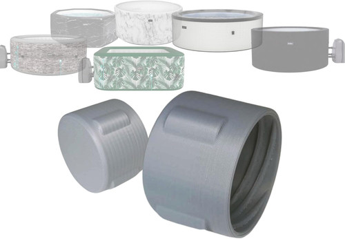 Hot tub blanking caps - tub,