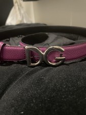 Dolce & Gabbana Purple Leather