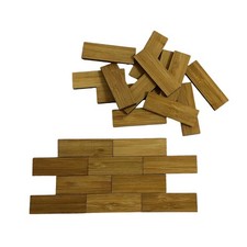 Dolls House 24 Wood Flooring Planks (DIY861) - 1:12 Scale Miniatures