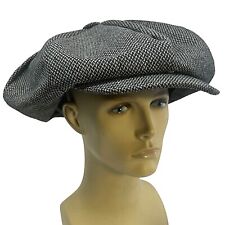 Peaky Blinders Oversized Hat Newsboy Big Apple Gatsby Cap Flat Baker Boy Wool