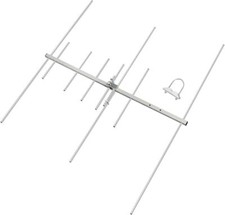 HYS Dual-Band 9.5/11.5dBi 100W Yagi Antenna 8 Element Beam 2 Meter/70 silvery 