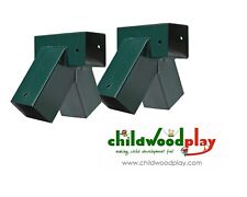 2 swing Corner Brackets 100 Degree  90x90 Timbers Climbing frame accessories