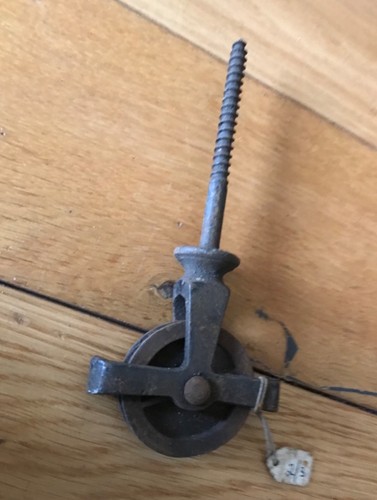 Cast iron single pulley wheel - cast-iron,