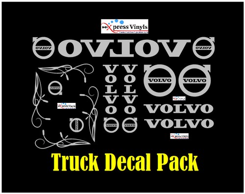 Volvo truck decals - truck, decals.