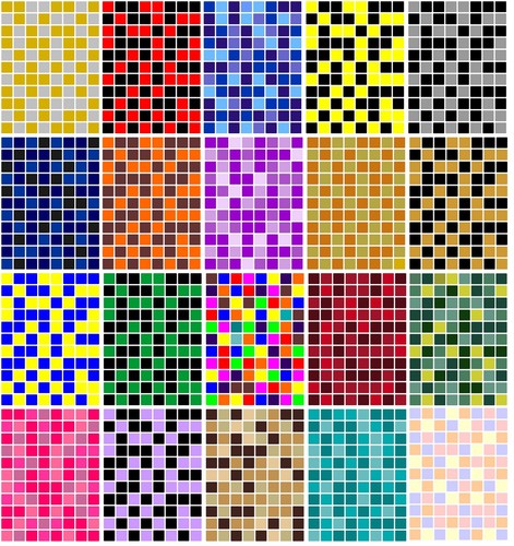 Mosaic tile stickers transfers - tile,