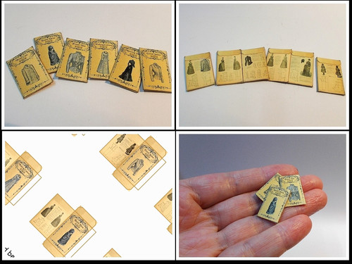 Dolls house vintage sewing - dolls,