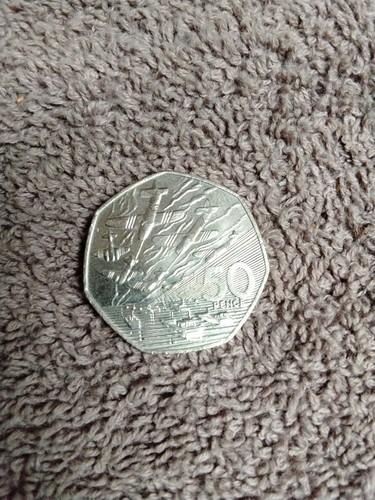 1994 day 50p coin 50th - 50p, uk