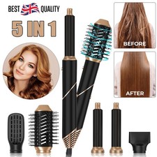 Pro 5 in 1 Hair Dryer Brush Set, Magic Styler with 32mm Auto Curling Iron 1000W