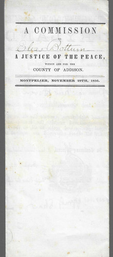 Vermont justice peace - of,
