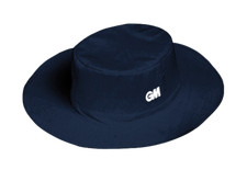 Gunn & Moore Panama Wide Brim Navy Cricket Sunhat - Free P&P