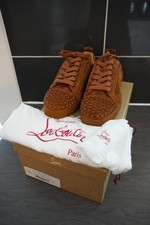Christian Louboutin Leather Sneakers Louis Junior Spikes Orlato Studs mens 41!!!