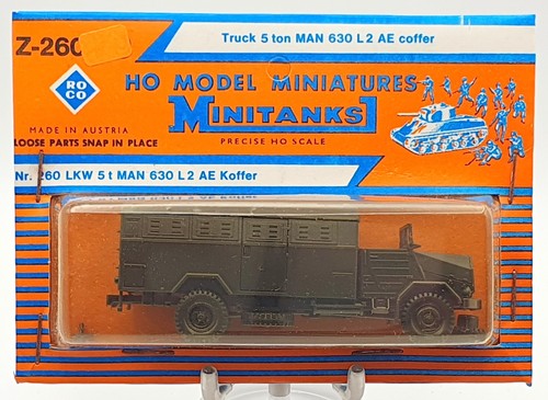 1960 carded roco - roco, minitanks