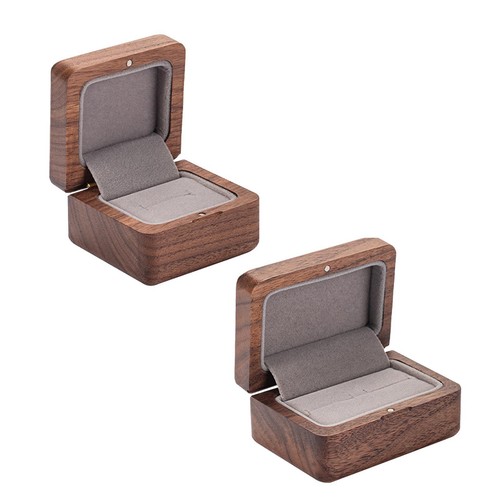 Wooden ring box wedding - wooden,