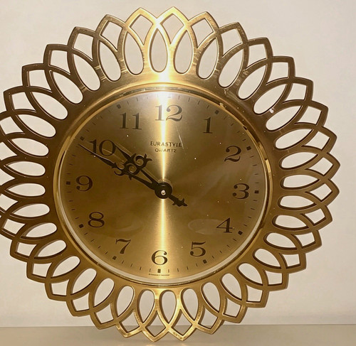 Vintage gold sunburst wall - vintage,