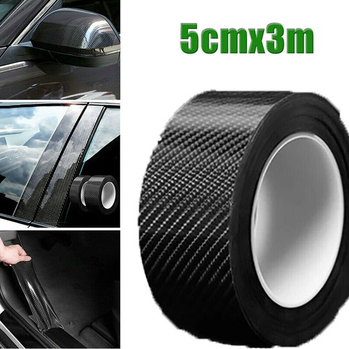 Carbon fiber car sticker door - carbon,