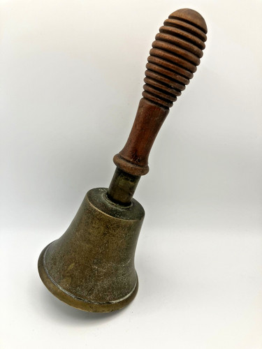 Vintage large brass school - brass,